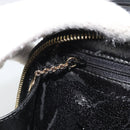 GUCCI Tote Bag Patent leather Black Gold Auth bs34437-21
