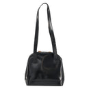 GUCCI Tote Bag Patent leather Black Gold Auth bs34437-2
