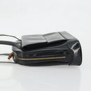 GUCCI Tote Bag Patent leather Black Gold Auth bs34437-4