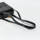 GUCCI Tote Bag Patent leather Black Gold Auth bs34437-7