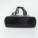 GUCCI Tote Bag Patent leather Black Gold Auth bs34437-5