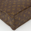 LOUIS VUITTON Monogram Sac Plat Hand Bag M51140 LV Auth bs34440-14