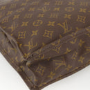 LOUIS VUITTON Monogram Sac Plat Hand Bag M51140 LV Auth bs34440-16