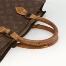 LOUIS VUITTON Monogram Sac Plat Hand Bag M51140 LV Auth bs34440-7