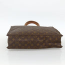 LOUIS VUITTON Monogram Sac Plat Hand Bag M51140 LV Auth bs34440-5
