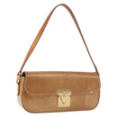 LOUIS VUITTON Monogram Vernis Malibu Street Bag Noisette M91506 LV Auth bs34453-1