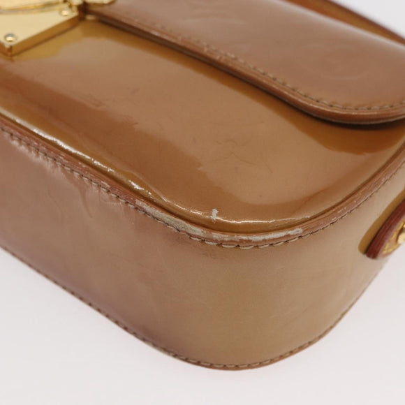 LOUIS VUITTON Monogram Vernis Malibu Street Bag Noisette M91506 LV Auth bs34453