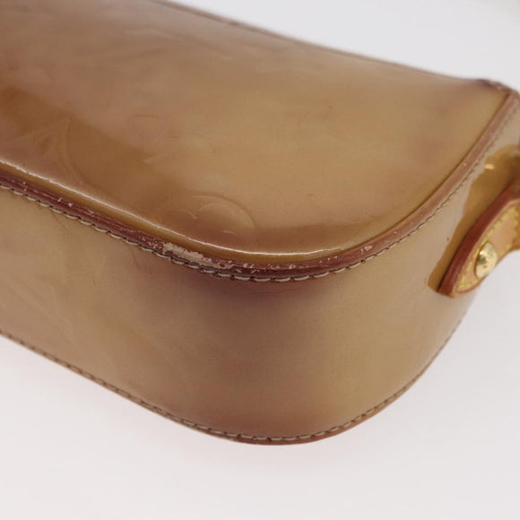 LOUIS VUITTON Monogram Vernis Malibu Street Bag Noisette M91506 LV Auth bs34453