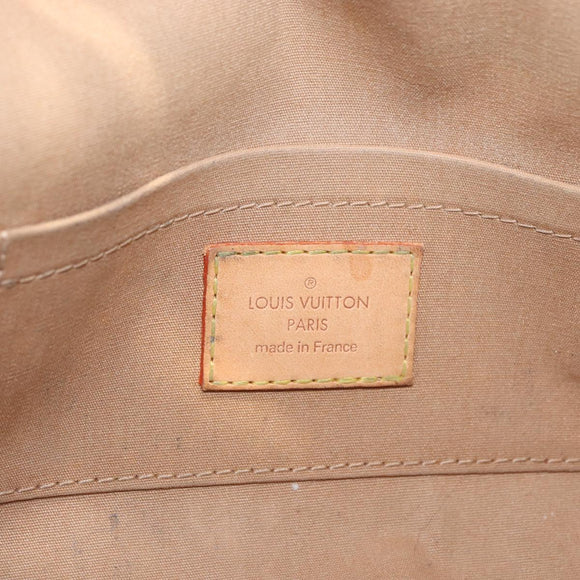 LOUIS VUITTON Monogram Vernis Malibu Street Bag Noisette M91506 LV Auth bs34453