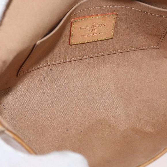 LOUIS VUITTON Monogram Vernis Malibu Street Bag Noisette M91506 LV Auth bs34453