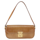 LOUIS VUITTON Monogram Vernis Malibu Street Bag Noisette M91506 LV Auth bs34453-13