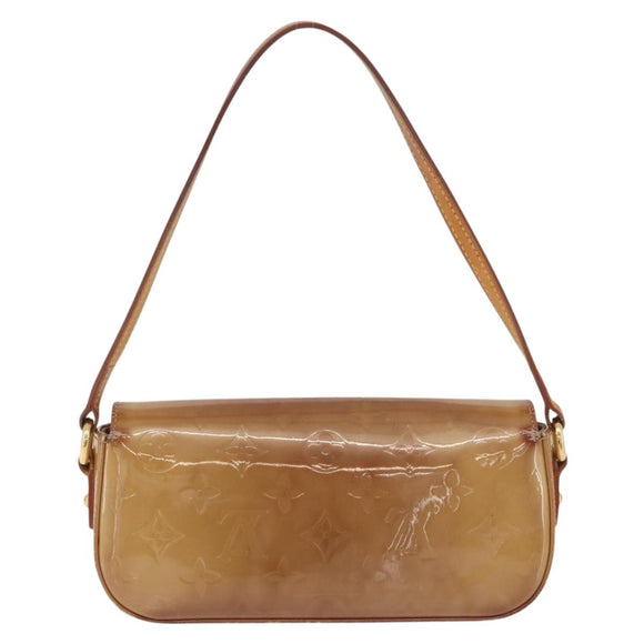LOUIS VUITTON Monogram Vernis Malibu Street Bag Noisette M91506 LV Auth bs34453