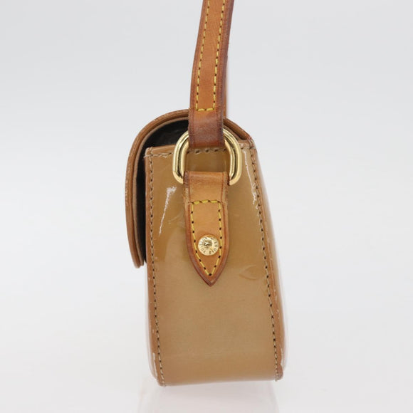 LOUIS VUITTON Monogram Vernis Malibu Street Bag Noisette M91506 LV Auth bs34453