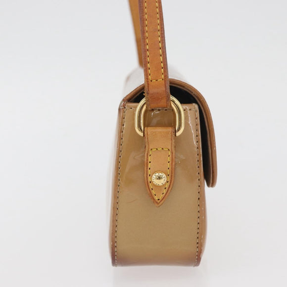 LOUIS VUITTON Monogram Vernis Malibu Street Bag Noisette M91506 LV Auth bs34453