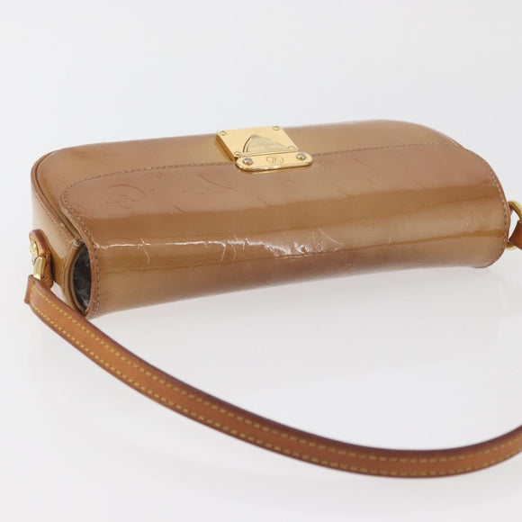 LOUIS VUITTON Monogram Vernis Malibu Street Bag Noisette M91506 LV Auth bs34453