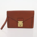LOUIS VUITTON Monogram Epi Clutch Bag 3 Set Brown LV Auth bs34457-14