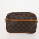 LOUIS VUITTON Monogram Epi Clutch Bag 3 Set Brown LV Auth bs34457-8