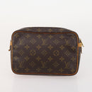 LOUIS VUITTON Monogram Epi Clutch Bag 3 Set Brown LV Auth bs34457-9