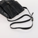 PRADA Hand Bag Nylon Patent leather 2 Set Black Green Auth bs34458-13