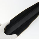 GIVENCHY Shoulder Strap Leather 18.1"" Black Gold Auth bs34466-13