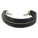 GIVENCHY Shoulder Strap Leather 18.1"" Black Gold Auth bs34466-3