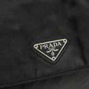 PRADA Backpack Nylon Black Silver Auth bs34471-19