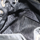 PRADA Backpack Nylon Black Silver Auth bs34471-22