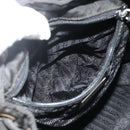 PRADA Backpack Nylon Black Silver Auth bs34471-24