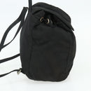 PRADA Backpack Nylon Black Silver Auth bs34471-3