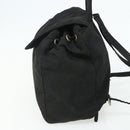 PRADA Backpack Nylon Black Silver Auth bs34471-4