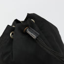 PRADA Purse Pouch Nylon Black Silver Auth bs34472-8