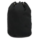 PRADA Purse Pouch Nylon Black Silver Auth bs34472-2