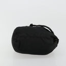 PRADA Purse Pouch Nylon Black Silver Auth bs34472-3
