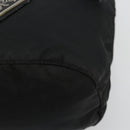 PRADA Purse Pouch Nylon Black Silver Auth bs34472-7