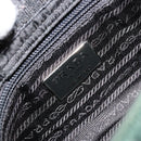 PRADA Shoulder Bag Nylon Green Silver Auth bs34473-17