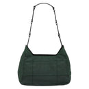 PRADA Shoulder Bag Nylon Green Silver Auth bs34473-2