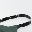 PRADA Shoulder Bag Nylon Green Silver Auth bs34473-8