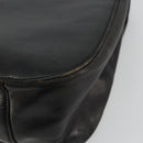 PRADA Hand Bag Leather Black Gold Auth bs34475-17