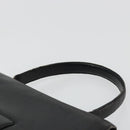 PRADA Hand Bag Leather Black Gold Auth bs34475-14