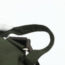 PRADA Backpack Nylon Khaki Silver Auth bs34477-8