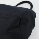 PRADA Hand Bag Nylon Navy Silver Auth bs34478-9