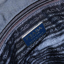 PRADA Hand Bag Nylon Navy Silver Auth bs34478-10