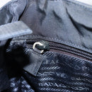 PRADA Hand Bag Nylon Navy Silver Auth bs34478-20