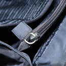 PRADA Hand Bag Nylon Navy Silver Auth bs34478-22
