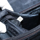 PRADA Hand Bag Nylon Navy Silver Auth bs34478-12