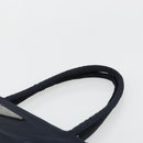 PRADA Hand Bag Nylon Navy Silver Auth bs34478-8