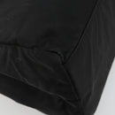 PRADA Hand Bag Nylon Black Silver Auth bs34479-16