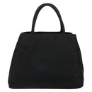 PRADA Hand Bag Nylon Black Silver Auth bs34479-2