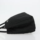PRADA Hand Bag Nylon Black Silver Auth bs34479-4