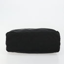 PRADA Hand Bag Nylon Black Silver Auth bs34479-5